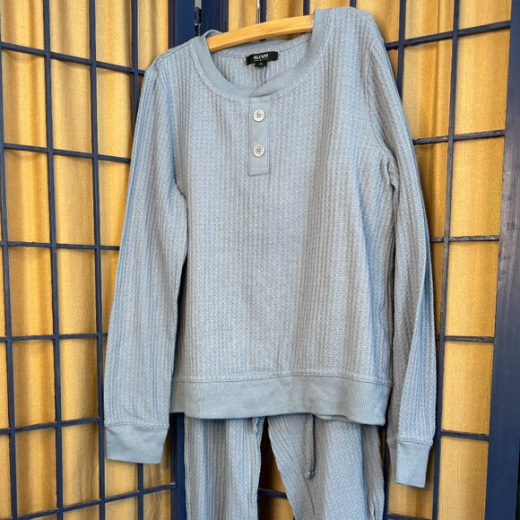 Alfani Intimates Waffle Knit Lounge Set – Size XS - Picture 2 of 8